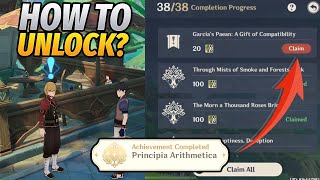 How To Unlock Sumeru Last World Quest Garcia’s Paean A Gift Of Compatibility  Hidden Achievement [upl. by Ytsirhk988]