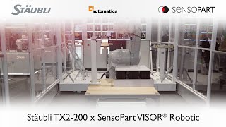 Stäubli TX2200 x SensoPart VISOR® Robotic [upl. by Coulson211]