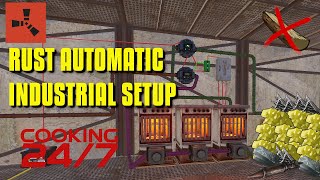 Rust Industrial Automation System  industrial furnace setup rust rustclips [upl. by Hyacinth]