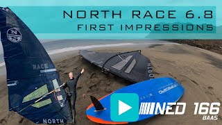 First Impressions  North Sails RACE 68  Windsurfing [upl. by Enuahs]