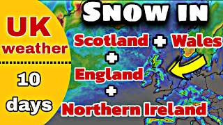 Uk weather update  Snow is coming ❄️🥶 The ECMWF model also predicts snowfall  uk weather forecast [upl. by Torrence393]