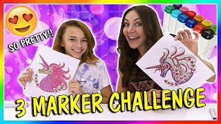 3 MARKER CHALLENGE  We Are The Davises [upl. by Ayaj935]