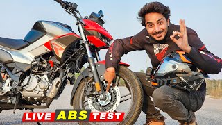 my New Xtreme 125R  Live ABS Brake Test  Perfect or not  ABS ke Real Benefits [upl. by Alane]