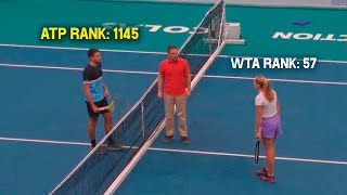 When WTA Player Clashes ATP Player Who Wins [upl. by Zap296]