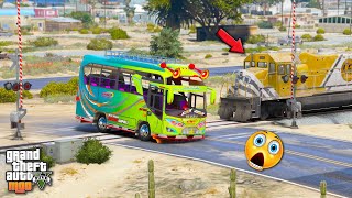 TRAIN VS SPIDERMAN VEHICLES BUS TRUCK TANK CAR AND CARS GTA 5 MOD [upl. by Niko]