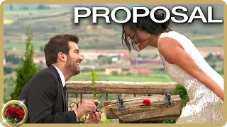 Bryan Proposes To Rachel Lindsay  The Bachelorette US [upl. by Ennairod79]