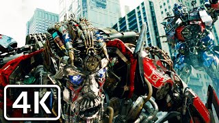 Transformers 3  Optimus Prime kills Megatron and Sentinel Prime 4K [upl. by Lodge966]