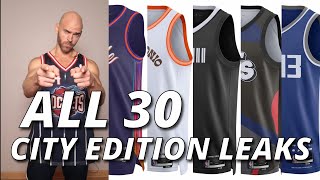 All 30 20232024 NBA City Edition Jersey Leaks [upl. by Ettevroc]