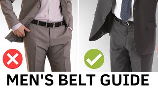 The Ultimate Mens Belt Guide  Size Material and Style [upl. by Amedeo]