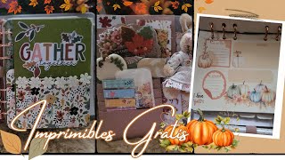 🍄 · 🍂Imprimibles GRATIS de Otoño Agenda bulletjournal 🍄 🍂🪵 planeacion organizacion freebies [upl. by Ellenrahc116]