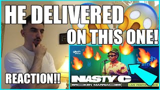 THIS Performance Was AWESOME🔥🔥 Nasty C  Broken Marriages  Glitch Sessions REACTION [upl. by Nymzaj485]