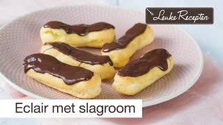 Eclairs met slagroom [upl. by Ecirtnom]