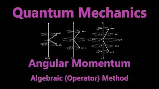 Angular Momentum  Eigenfunctions Algebraic Method  Quantum Mechanics [upl. by Aneala]