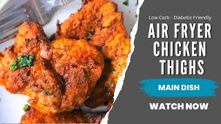 Air Fryer Boneless Skinless Chicken Thighs Recipe [upl. by Michaella]