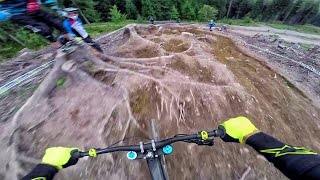 European Downhill Cup Leogang 2016  Course Preview Fabio Wibmer [upl. by Aicirtam]