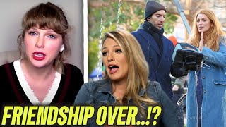 Taylor Swift REACTION To Blake Lively Interview Drama itendswithus taylorswift celebritynews [upl. by Retsub]