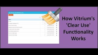 Vitrium University How Vitriums Clear Use Functionality Works [upl. by Nediarb166]