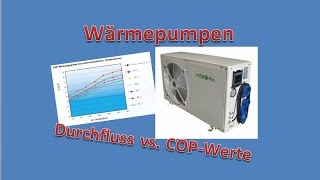 Durchfluss vs COP Wert bei Wärmepumpen  TEIL 6 [upl. by Cart]