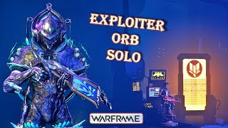 Exploiter Orb SOLO in WARFRAME [upl. by Negroj]