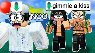 Roblox BLADE BALL VOICE CHAT is too SUS [upl. by Evelina]