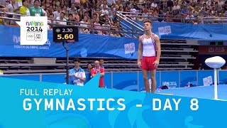 Gymnastics  Individual Apparatus Finals Day 8  Full Replay  Nanjing 2014 Youth Olympic Games [upl. by Fry]