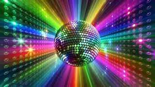 4K Colorful Big Disco Ball  1 hour of relaxation with the Best Disco music [upl. by Sheline293]