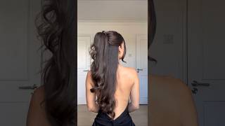 High ponytail hack ✨ shorts youtubeshorts hairstyle [upl. by Minoru]