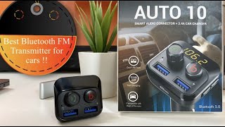 Portronics Auto 10 Car FM Transmitter  Budget Car Bluetooth Module [upl. by Ystap848]