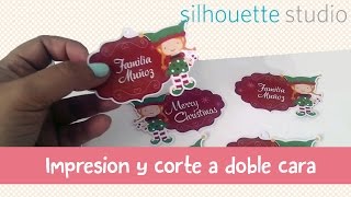 Print amp Cut doble Cara con Silhouette Cameo [upl. by Kevin]