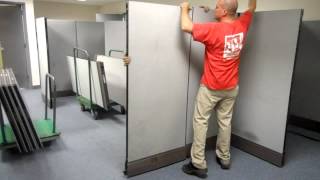 Herman Miller Install 1  office furniture [upl. by Anrahc493]