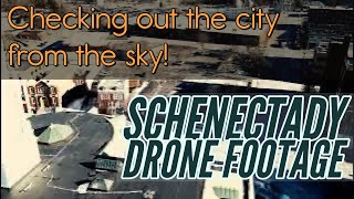 Drone footage over the city of Schenectady [upl. by Aday620]