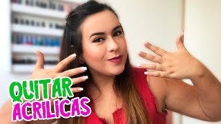 Retiro de Uñas Acrílicas con acetona pura [upl. by Floris]