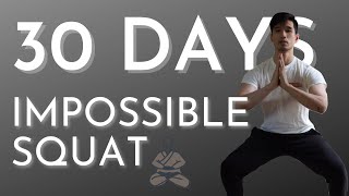 30 Days of IMPOSSIBLE SQUAT HORSE STANCE quad 🔥🔥🔥 [upl. by Pish570]