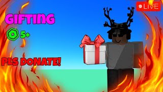 🔴 PLS DONATE LIVE  GIVING ROBUX TO VIEWERS [upl. by Rehpotsyrk]