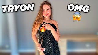 BEST FISHNET TRANSPARENT BODYSUIT TRY ON HAUL 4K [upl. by Michaud]