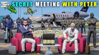 GTA 5  MICHAELS SECRET MEETING WITH PETER  BB GAMING [upl. by Nailliw]