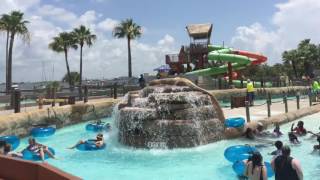 Moody Gardens Palm Beach waterpark in Galveston TX part 3 [upl. by Enad]