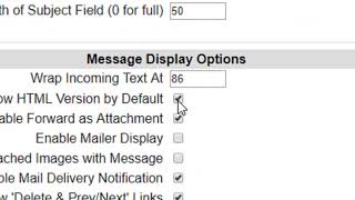 Setting Show HTML Version by Default Squirrelmail [upl. by Lars]