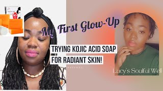 Before My First Time Experience Trying Kojic Acid Soap for Glowing Skin [upl. by Yeleen]