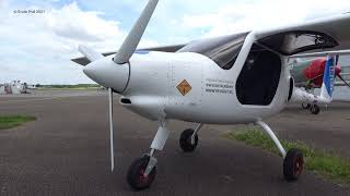 Pipistrel Velis Electro PHZEF Eflight Inside Look Teuge Airport 12 Juni 2021 [upl. by Lladnarc]