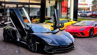 HR Owen Lamborghini Manchester  011217 [upl. by Aliekahs84]