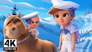 quotThe Journey To The School 🎒quot  The Boss Baby 🍼 2 2021  Movie 🍿 Scene In Hindi  4KHD [upl. by Eidnar]