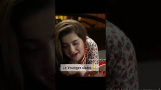 Younger siblings Meme 😅 haniaamir haniaaamir durefishan durefishansaleem dilruba meme funny [upl. by Ulphiah15]