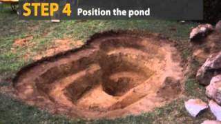 How to construct a preformed pond [upl. by Stockwell]