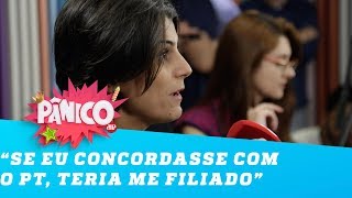 Manuela dÁvila Se eu concordasse com o PT teria me filiado ao PT [upl. by Schlenger485]