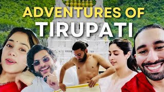 Tirupati Vlog with Janhvi Kapoor Shikhar Pahariya amp Orry 📹 [upl. by Nylimaj]