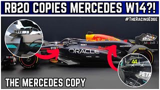 RB20 COPIES Mercedes W14  The Differences  F1 2024 [upl. by Gnouhp753]