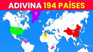 Adivina TODOS LOS PAÍSES y completa el MAPAMUNDI 🌍🧠🤓 Reto de Geografía 😁 [upl. by Seaman]