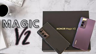 Honor Magic V2 Review The Ultimate Tech Breakthrough [upl. by Doralin]