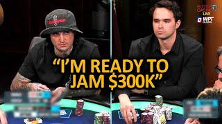 Expert Gambler Mikki vs Keating in BACK TO BACK 250000 Hands HustlerCasinoLive [upl. by Yesnel]